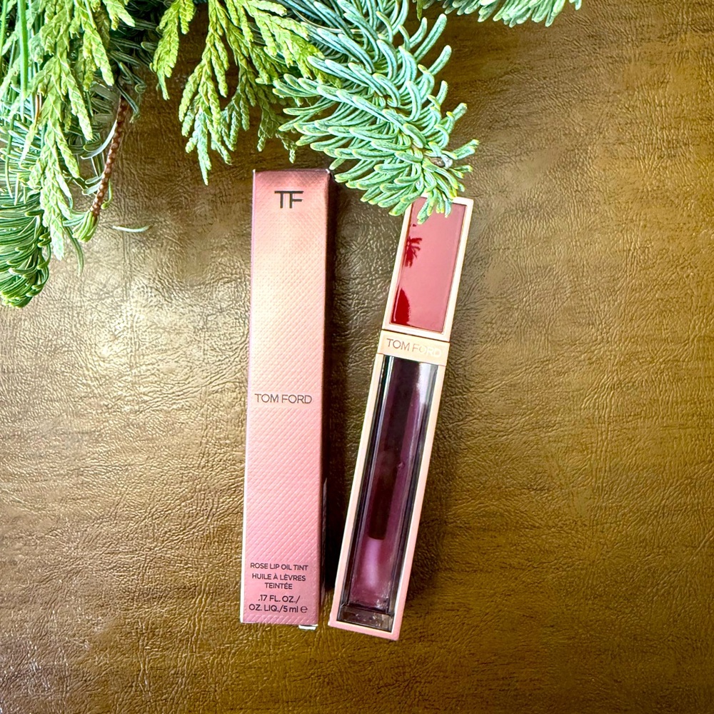 Tom Ford Rose Hydrating Lip Oil Tint, 0.17oz/5ml Full Size, NIB Limited Edition